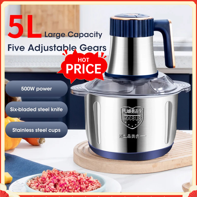 Baby Food For 2 Year Old - 5L Electric Meat Grinders 304 Stainless