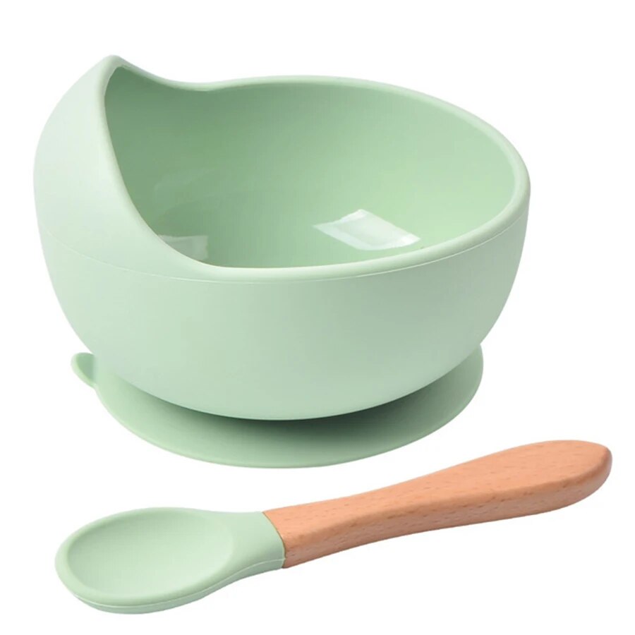 Baby Food Lunch - High Quality Spill-Proof Silicone Feeding Bowl