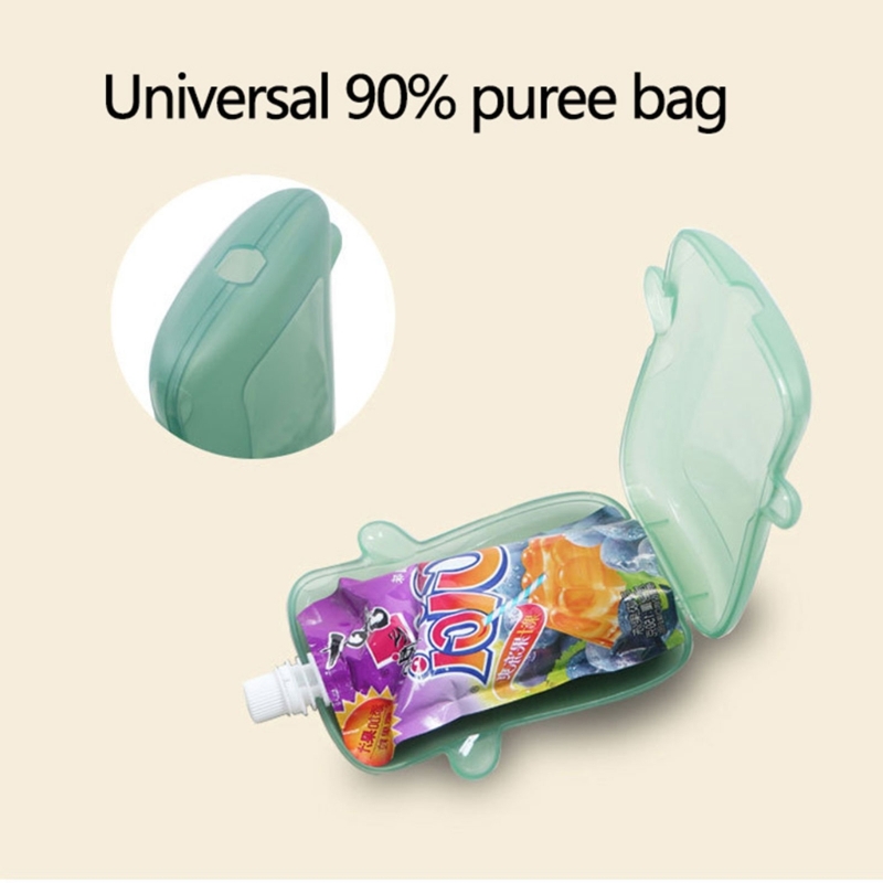 Baby Food Pouches 1 Year Old - Mess Free Food Pouch Holder Child-Friendly