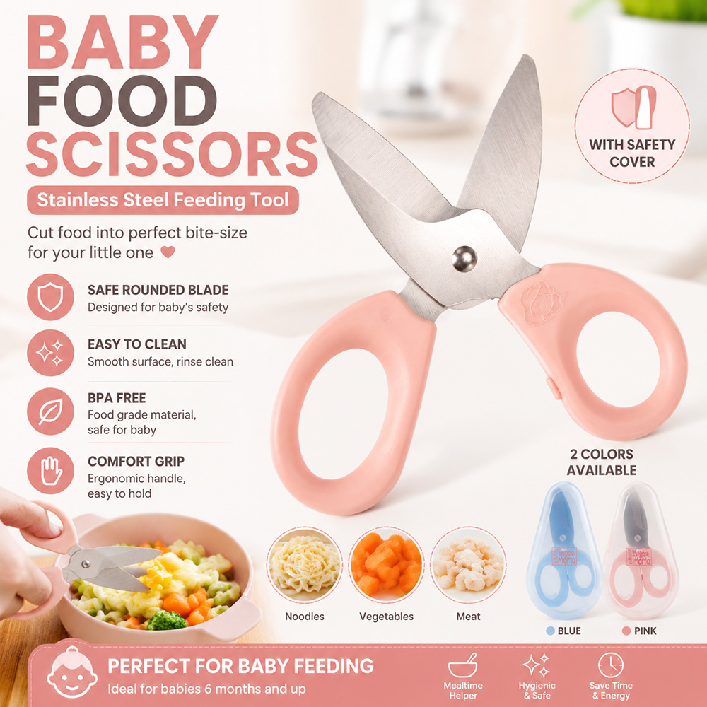 Baby Food For 2 Year Old - Baby Food Scissors Stainless Steel Baby