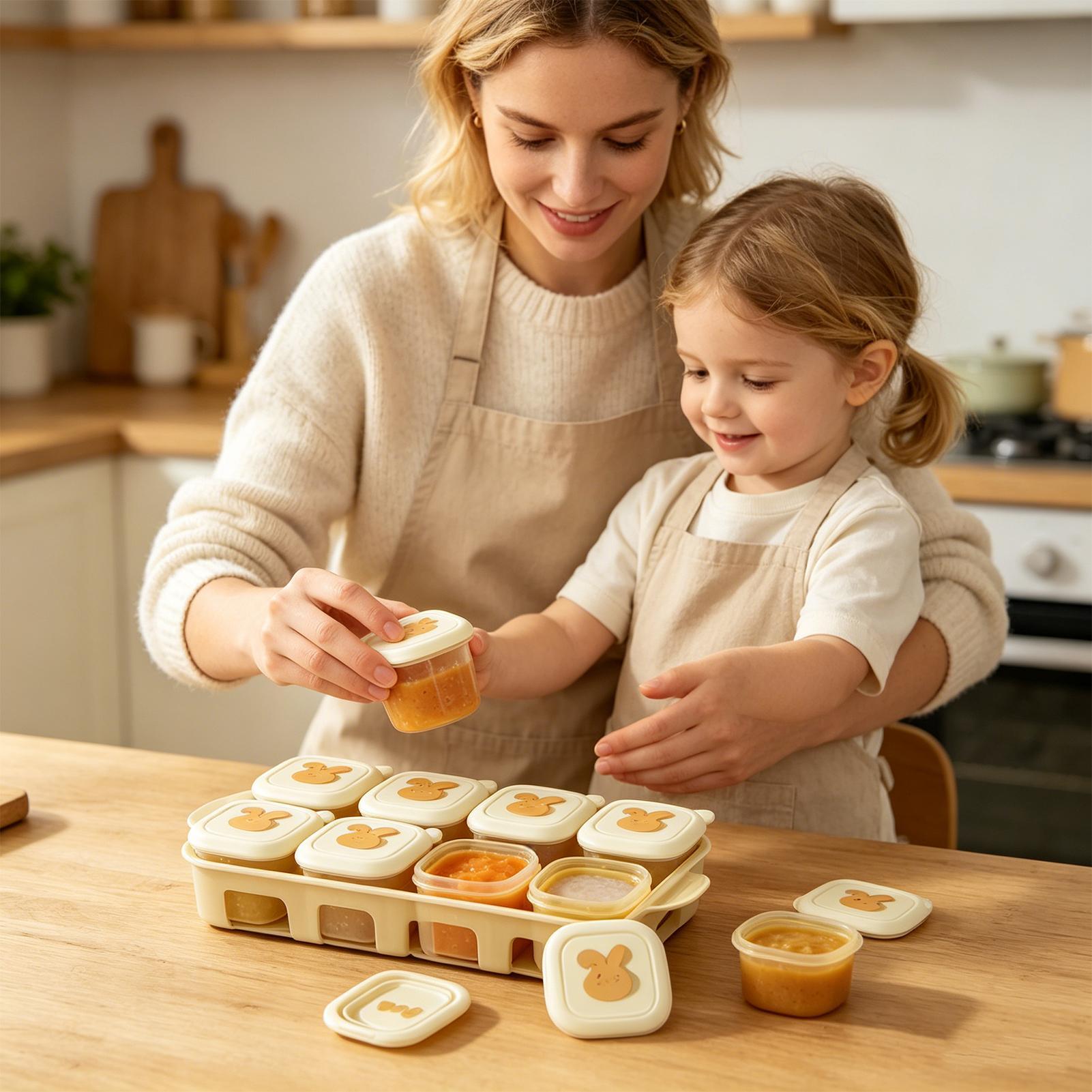 Cube Food Freezer Tray Kids Yo - Baby Food Freezer Tray 评论和价格