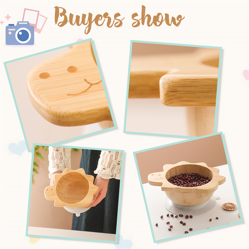 Baby Wooden Tableware Set Dino - Baby Food Lunch 评论和价格