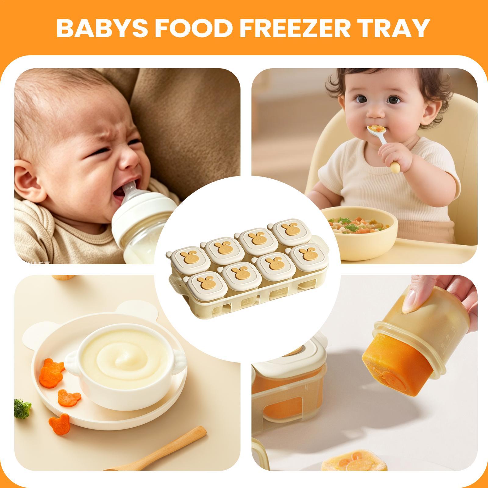 Food Freezer Tray With Lid Chi - Baby Food Freezer Tray 评论和价格