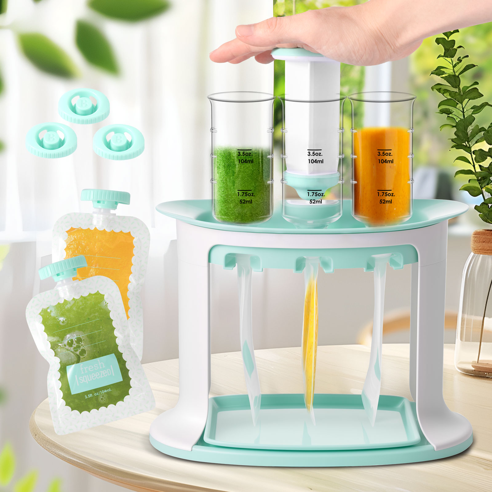 Squeeze Station for Baby Reusa - Baby Food Pouches 1 Year Old 评论和价格