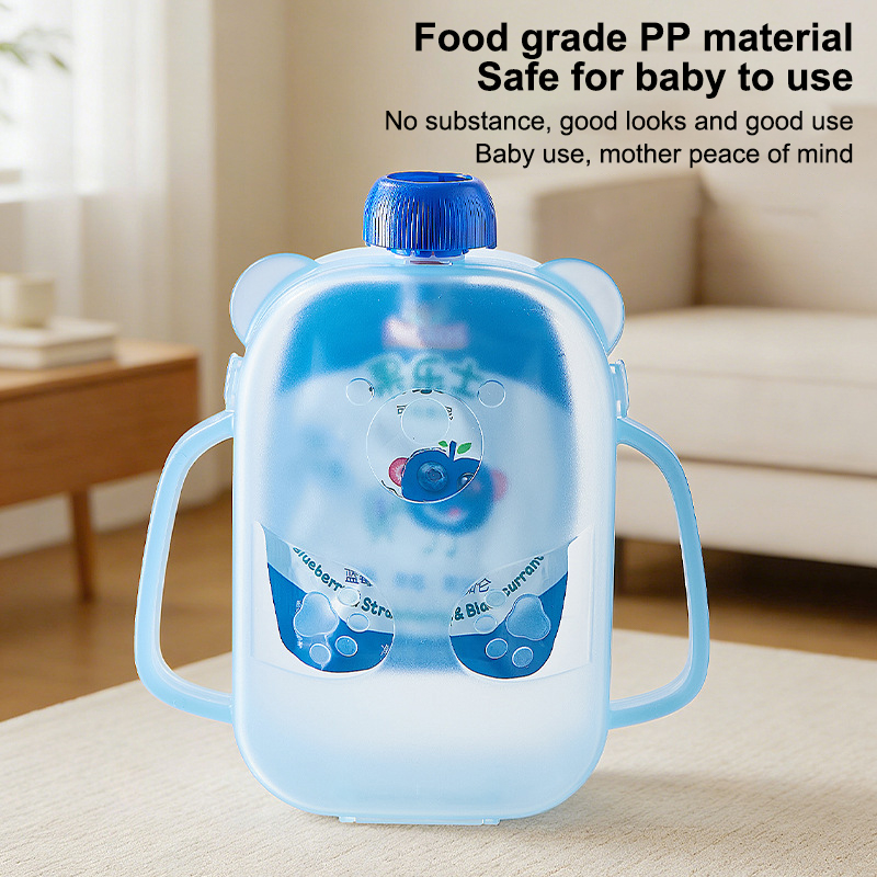 Food Pouch Holder Mess-Free Ba - Baby Food Pouches 1 Year Old 评论和价格