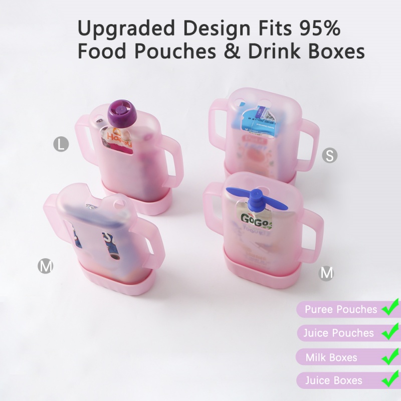 BIBOO Dual-Lid Squeeze Pouch H - Baby Food Pouches 1 Year Old 评论和价格