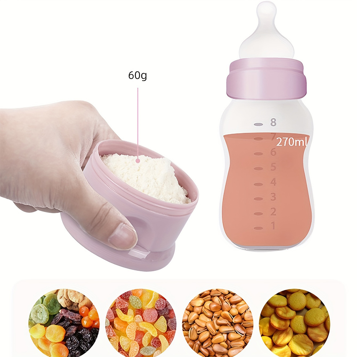 Large Capacity Baby Milk Powde - Baby Food Nan 评论和价格