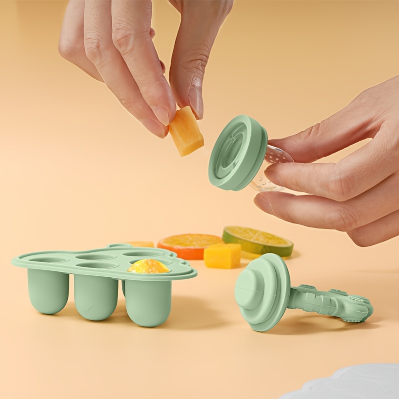2pcs/1pc Mini-Baby Fruit Veget - Baby Food Freezer Tray 评论和价格