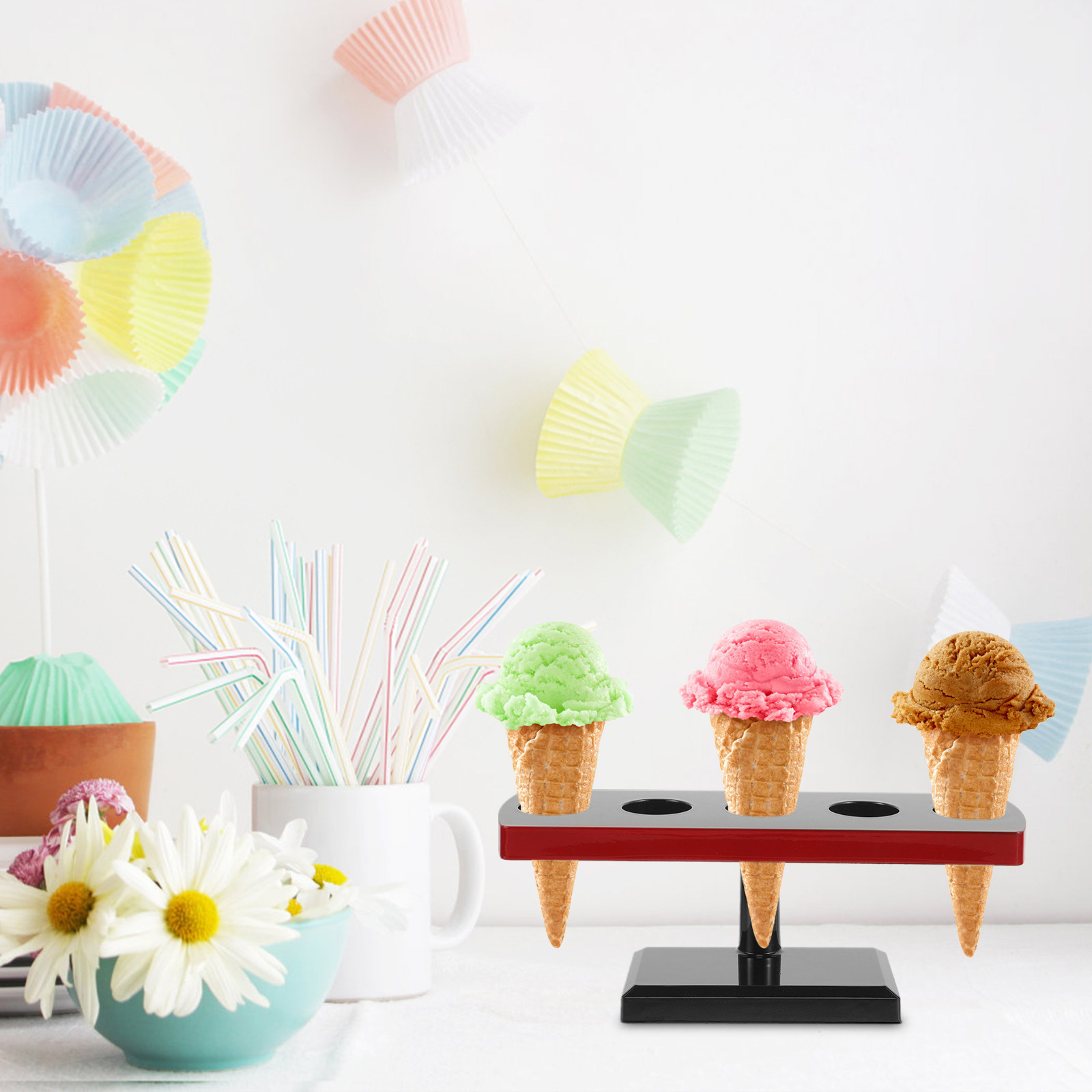 Ice Cream Cone Holder Sushi Ro - Baby Food In Restaurant 评论和价格