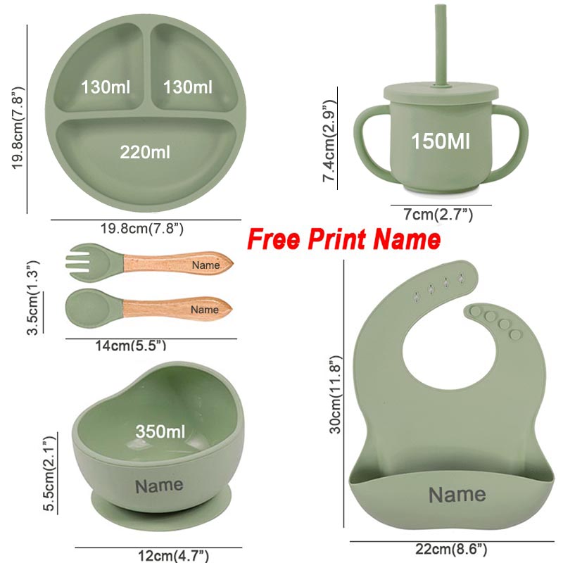 6Pcs Baby Feeding Set Free Per - Baby Food Feeder 评论和价格