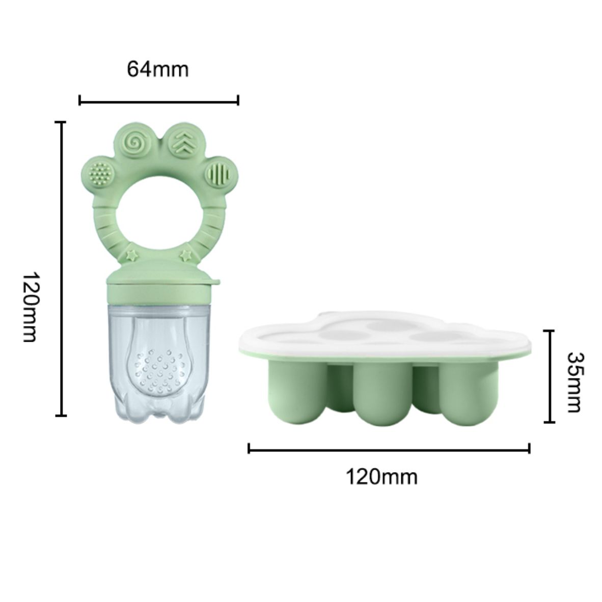 Baby Fruit Food Feeder & Freez - Baby Food Feeder 评论和价格