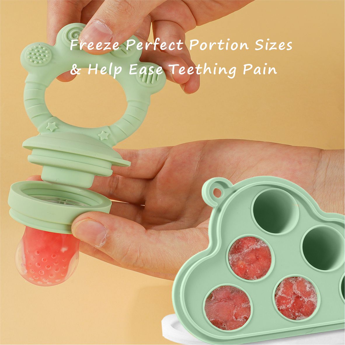 Baby Fruit Food Feeder & Freez - Baby Food Feeder 评论和价格