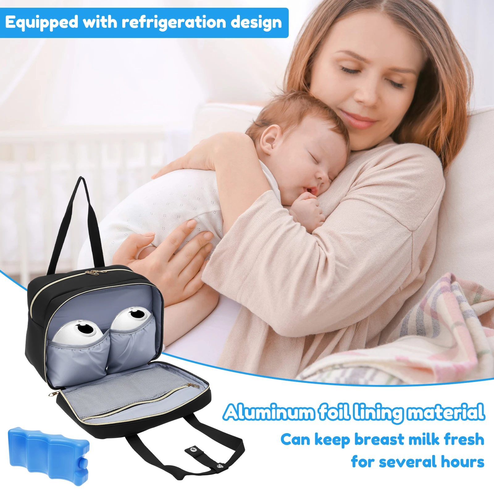 Breast Pump Storage Bag with I - Baby Food Nan 评论和价格