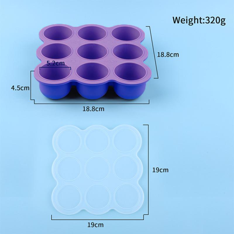Baby Food Silicone Container 9 - Baby Food Freezer Tray 评论和价格