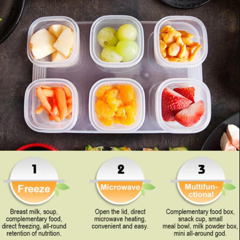 4/6pcs Baby Food Freezer Stora - Baby Food Freezer Tray 评论和价格