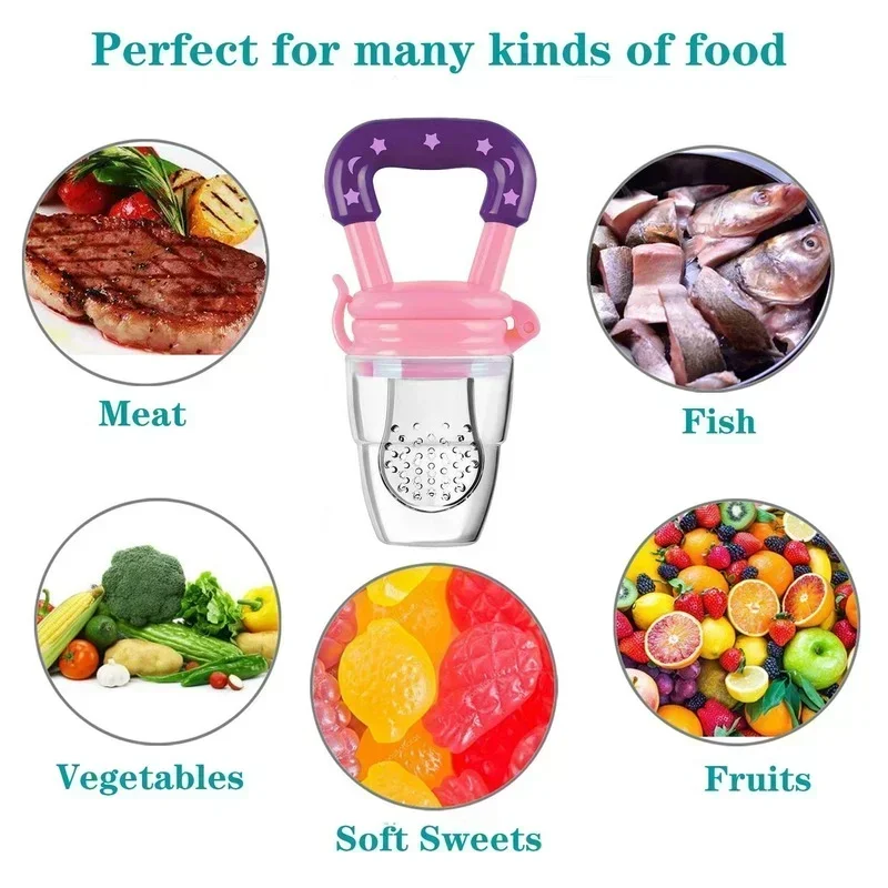 Baby Fruit Feeder Pacifier Tee - Baby Food Pouches 1 Year Old 评论和价格