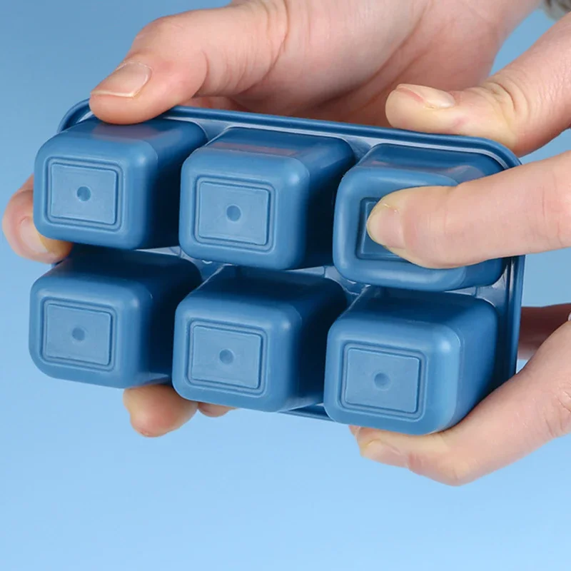 Silicone Ice Cube Trays with N - Baby Food Freezer Tray 评论和价格