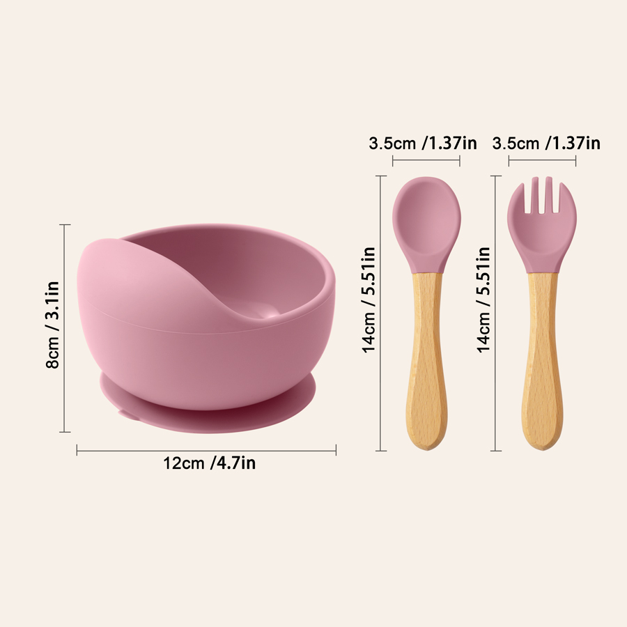 Mamaplan 3PCS Baby Silicone Fe - Baby Food Lunch 评论和价格