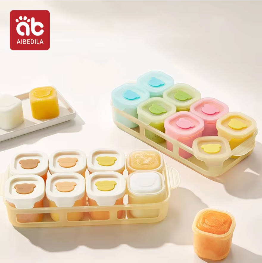 AIBEDILA Baby Silicone Food Fr - Baby Food Freezer Tray 评论和价格