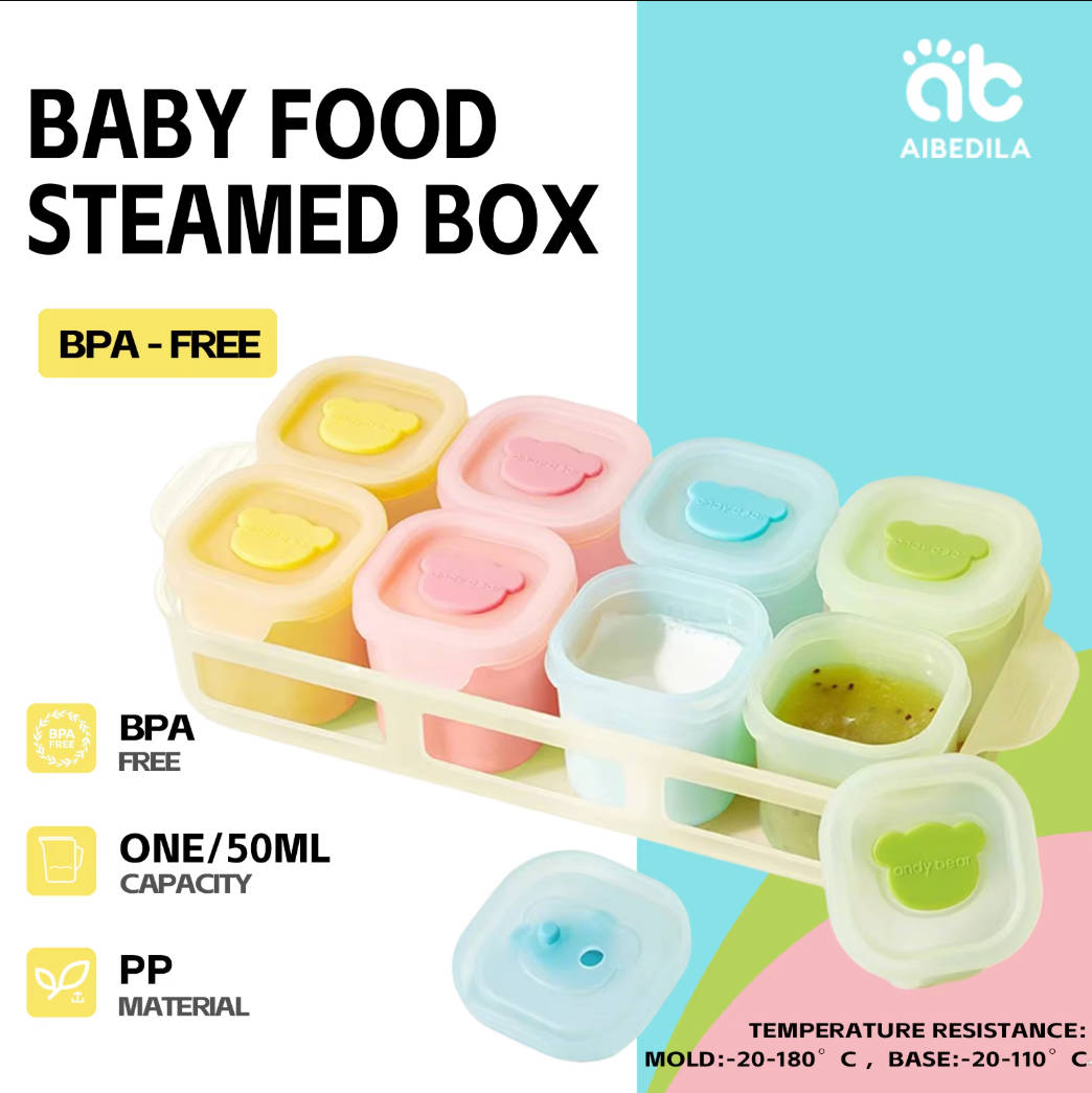 AIBEDILA Baby Silicone Food Fr - Baby Food Freezer Tray 评论和价格