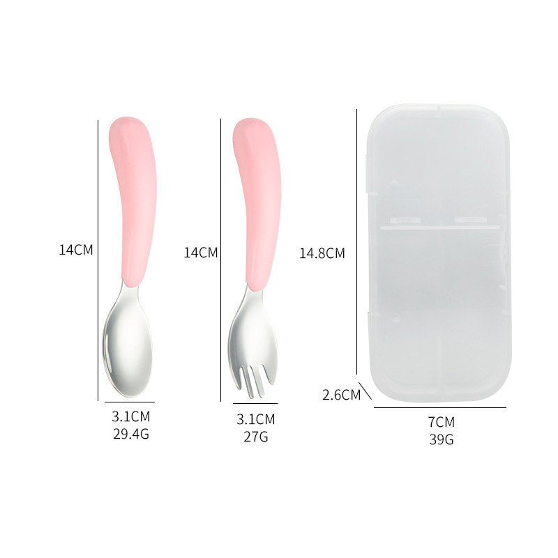 304 Stainless Steel Spoon Fork - Baby Food Lunch 评论和价格
