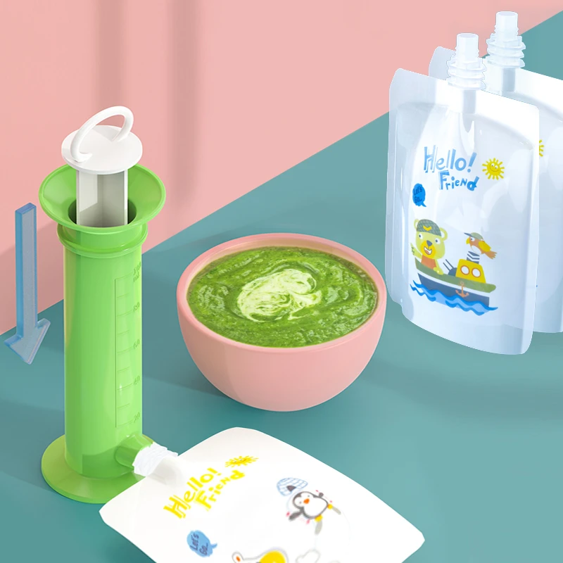 Baby Fruit Puree Filling Dispe - Baby Food Pouches 1 Year Old 评论和价格