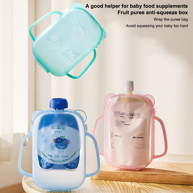 Food Pouch Holder Mess-Free Ba - Baby Food Pouches 1 Year Old 评论和价格