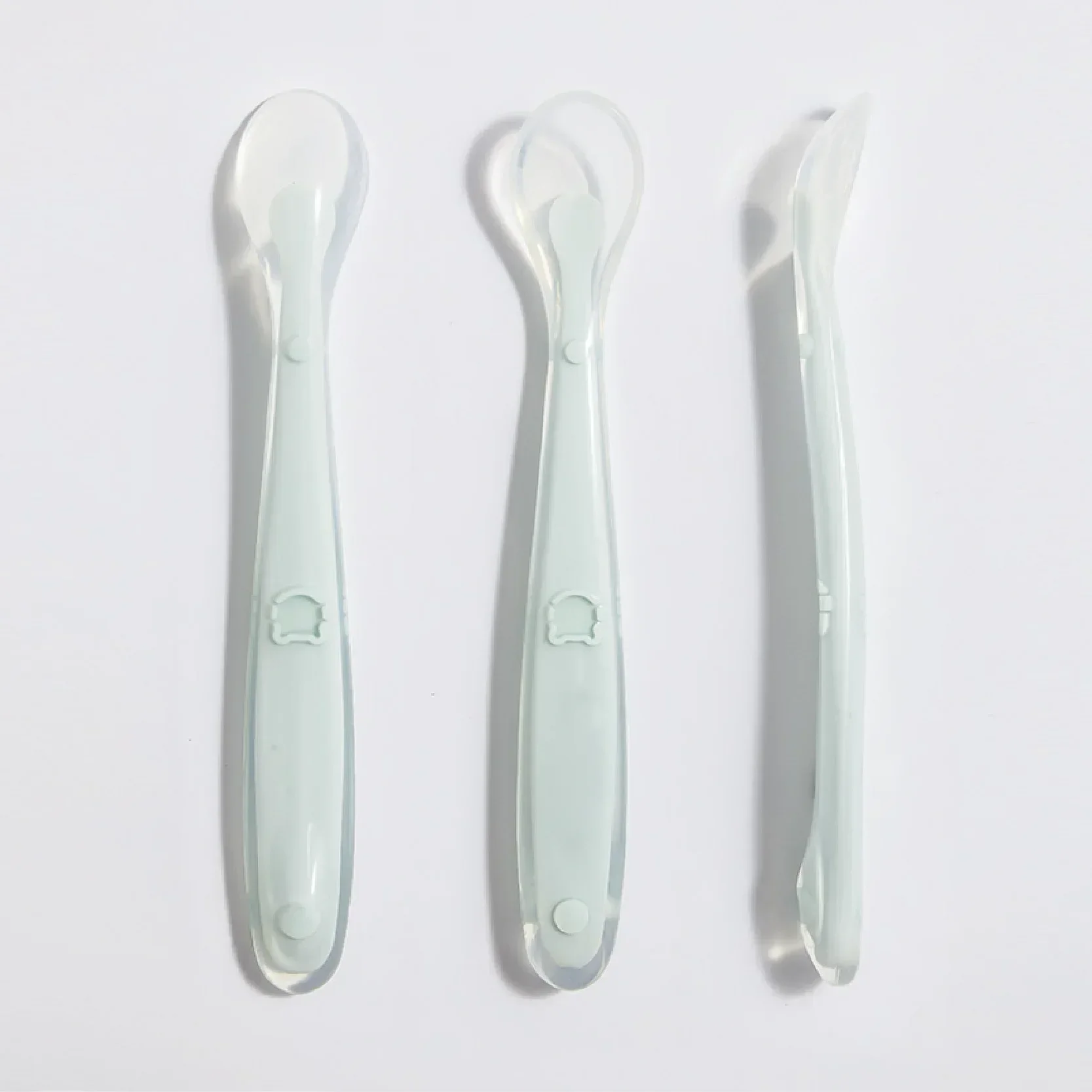 Soft Silicone Baby Spoon Toddl - Baby Food Lunch 评论和价格