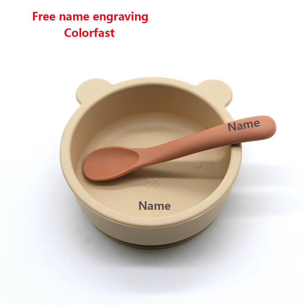 Kids' Tableware Set Bowl Spoon - Baby Food Feeder 评论和价格