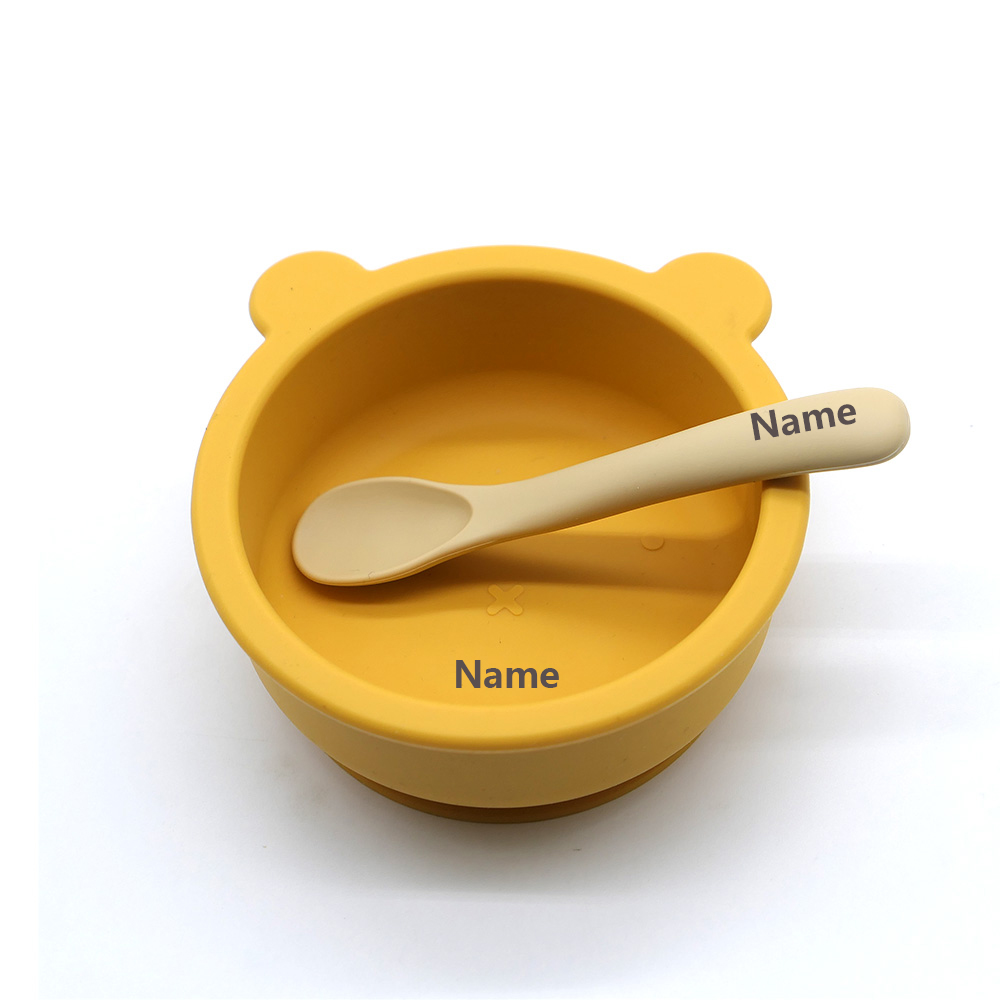 Kids' Tableware Set Bowl Spoon - Baby Food Feeder 评论和价格