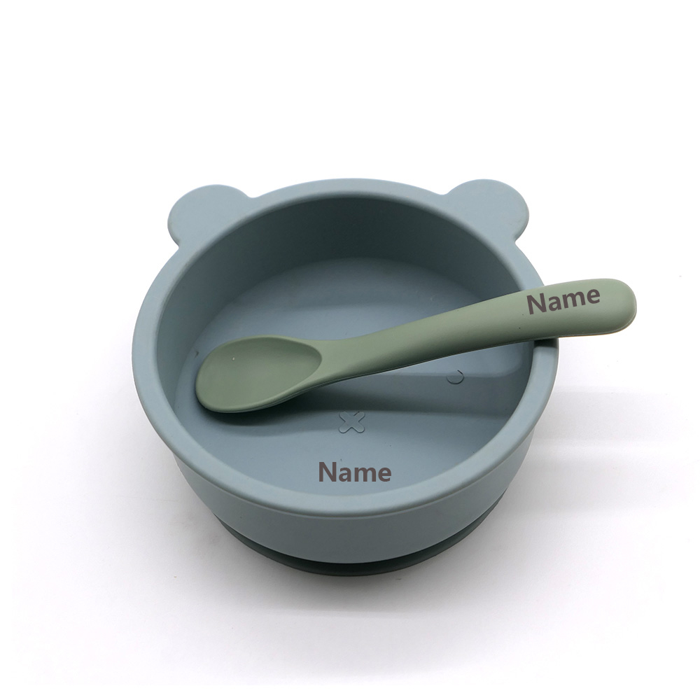 Kids' Tableware Set Bowl Spoon - Baby Food Feeder 评论和价格