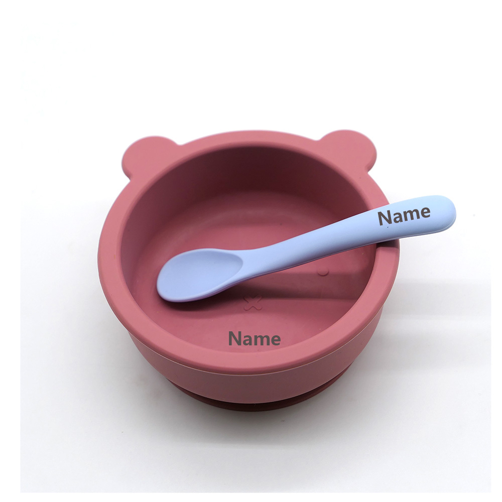 Kids' Tableware Set Bowl Spoon - Baby Food Feeder 评论和价格