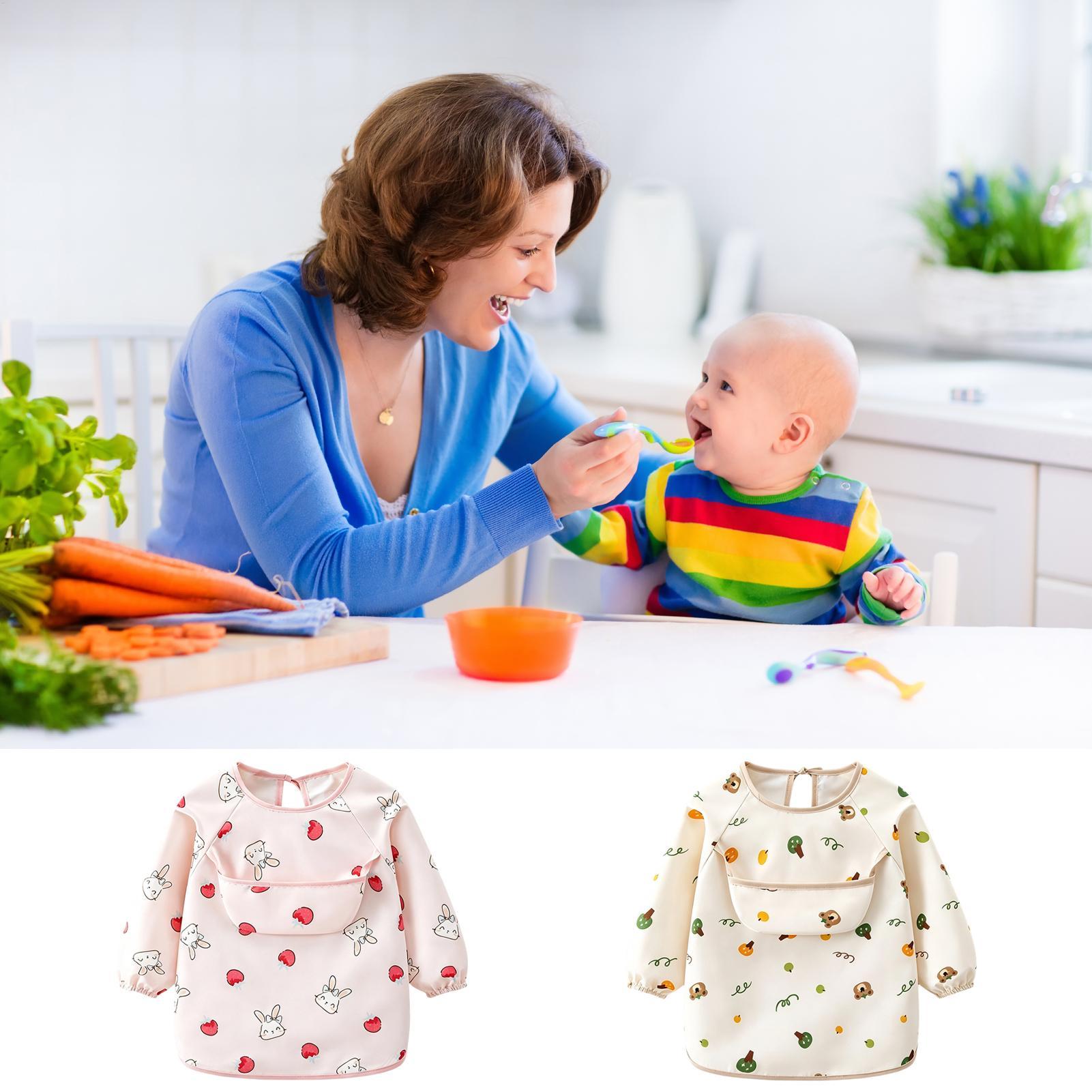Child Smock Bib Soft Adjustabl - Baby Food In Restaurant 评论和价格