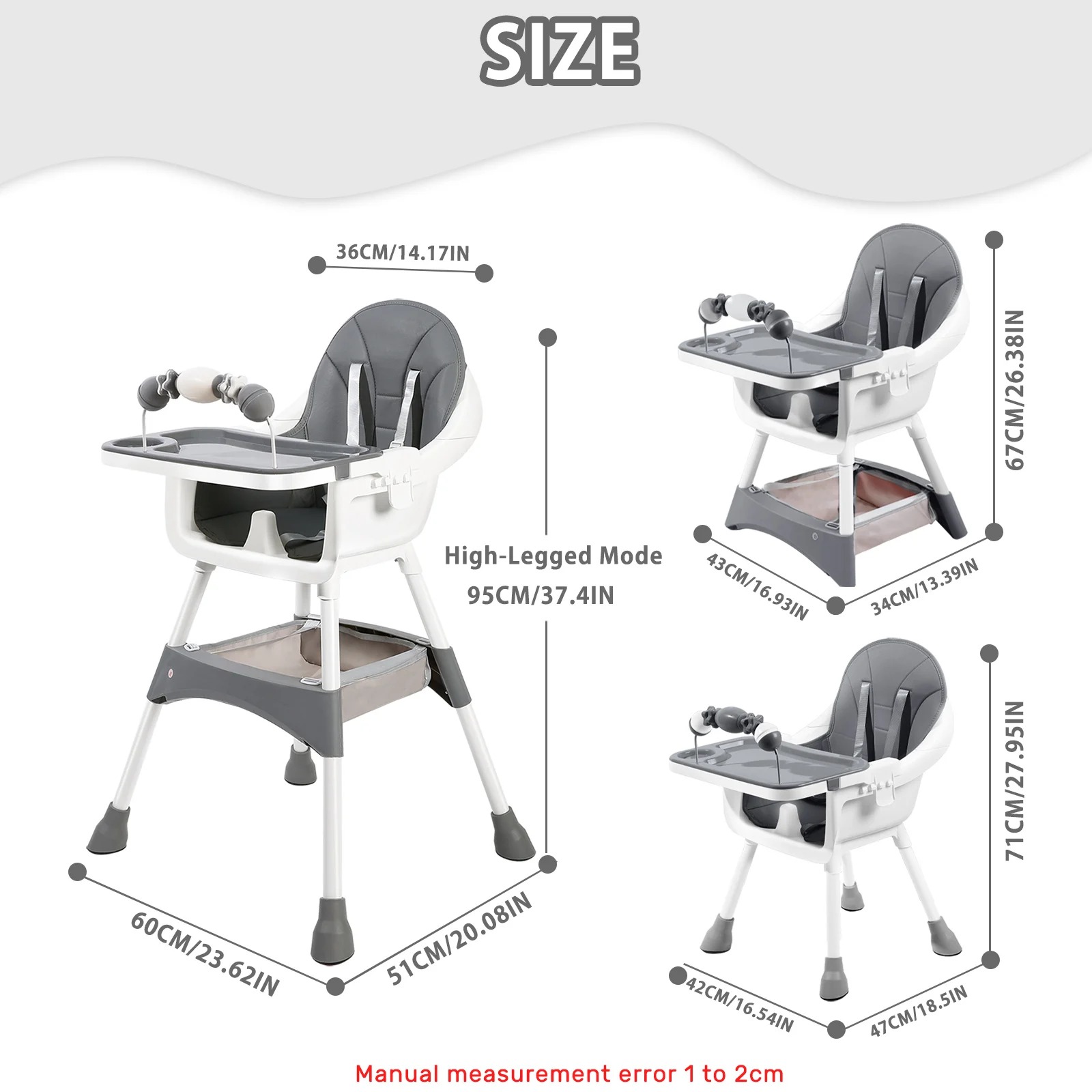 Adjustable Baby High Chair – C - Baby Food Freezer Tray 评论和价格