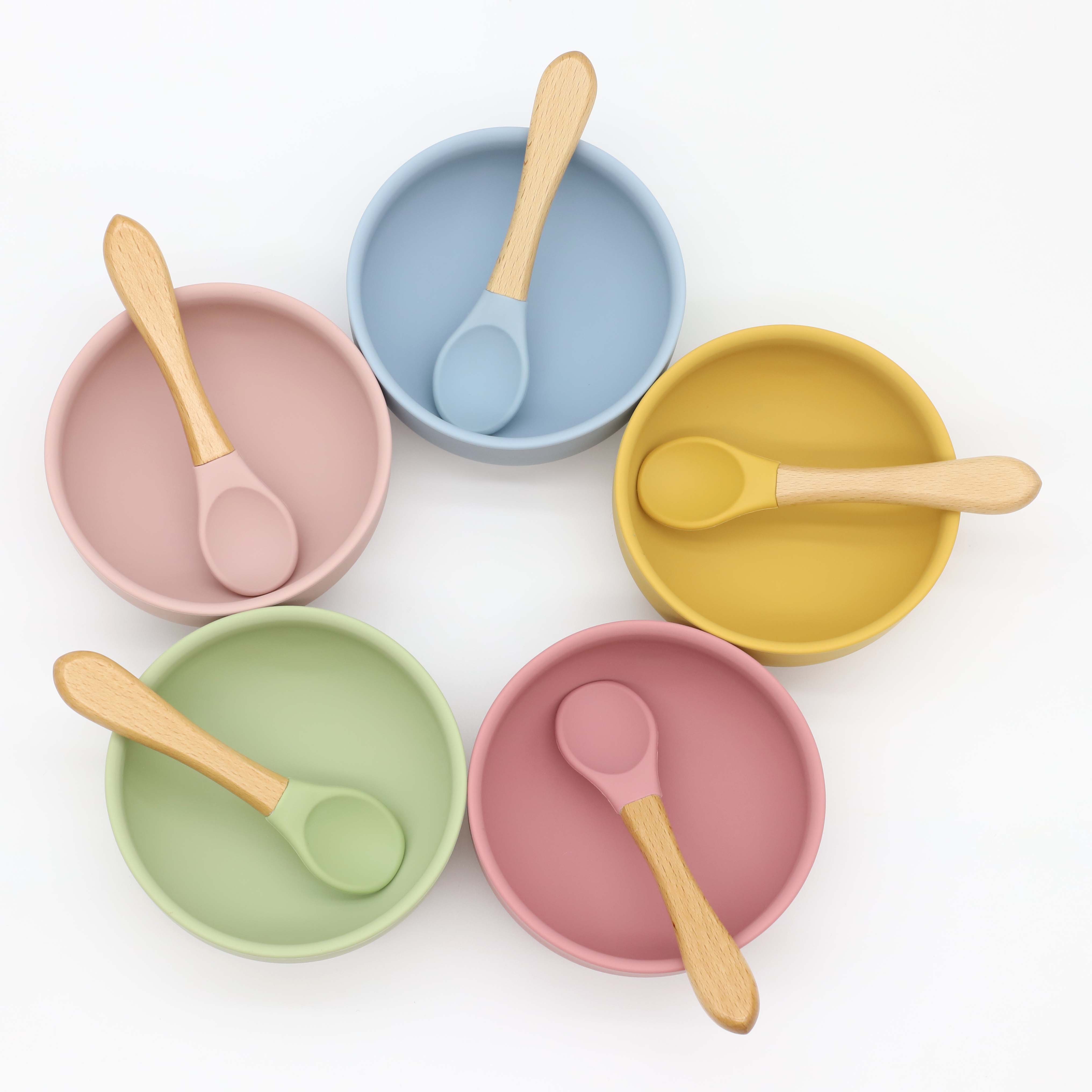 Silicone bowl with suction cup - Baby Food Lunch 评论和价格