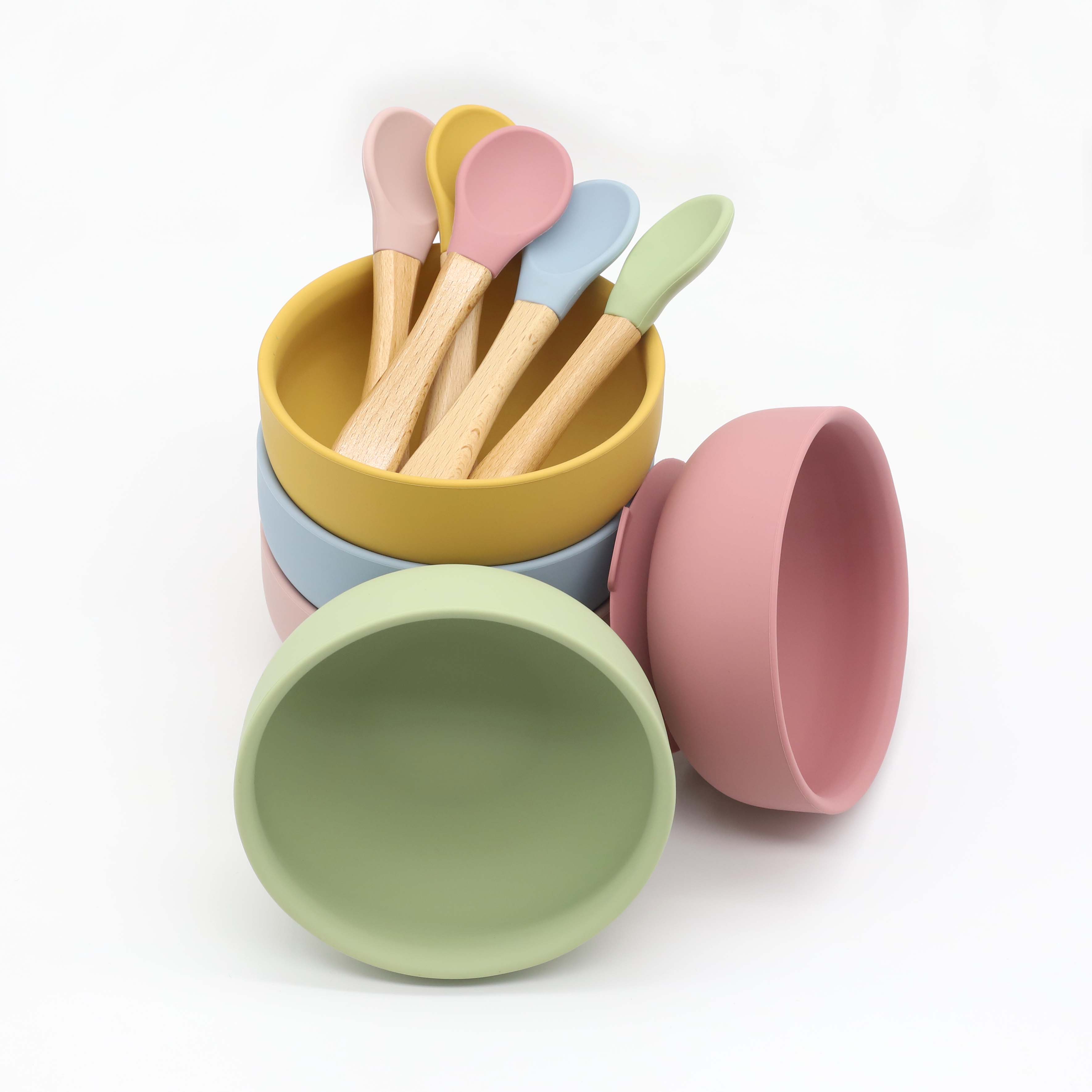 Silicone bowl with suction cup - Baby Food Lunch 评论和价格