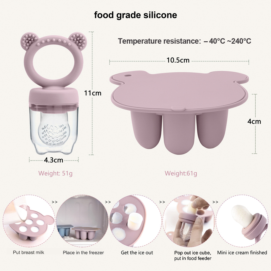 Baby Ice Cream Pops Silicone M - Baby Food Nan 评论和价格