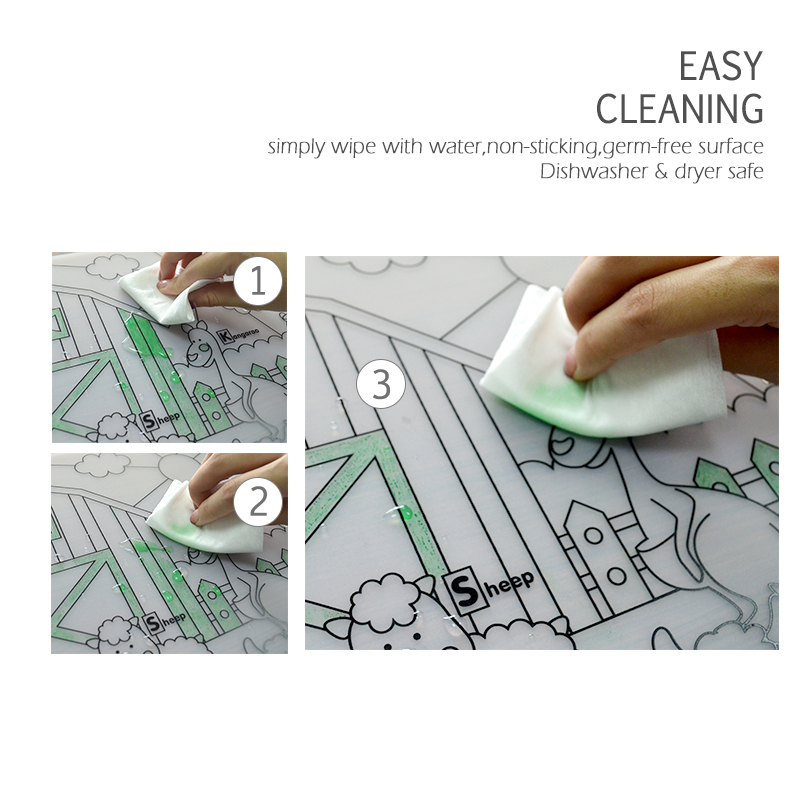 Silicone Baby Placemat 1pc Bab - Baby Food Feeder 评论和价格