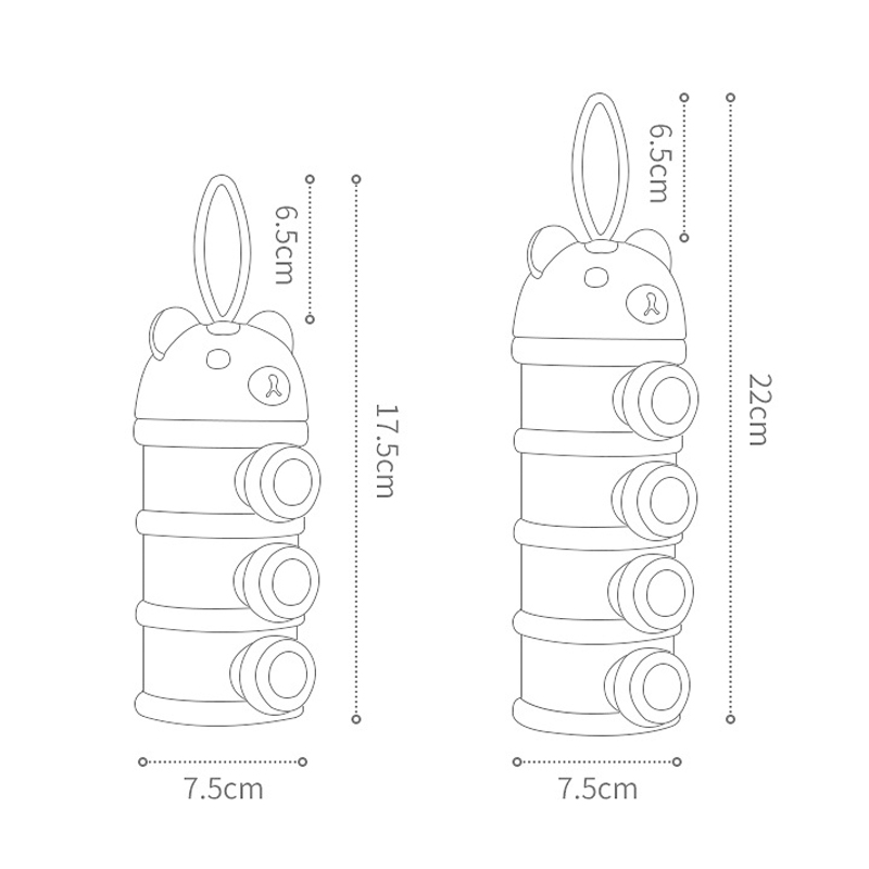Storage Three/Four Tier Portab - Baby Food Nan 评论和价格