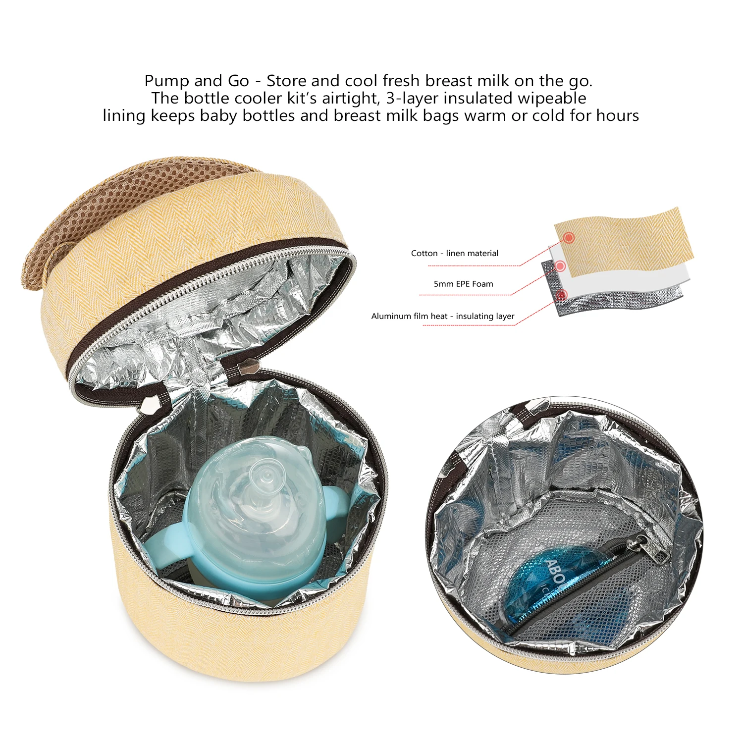 Bottle bag waterproof constant - Baby Food Nan 评论和价格