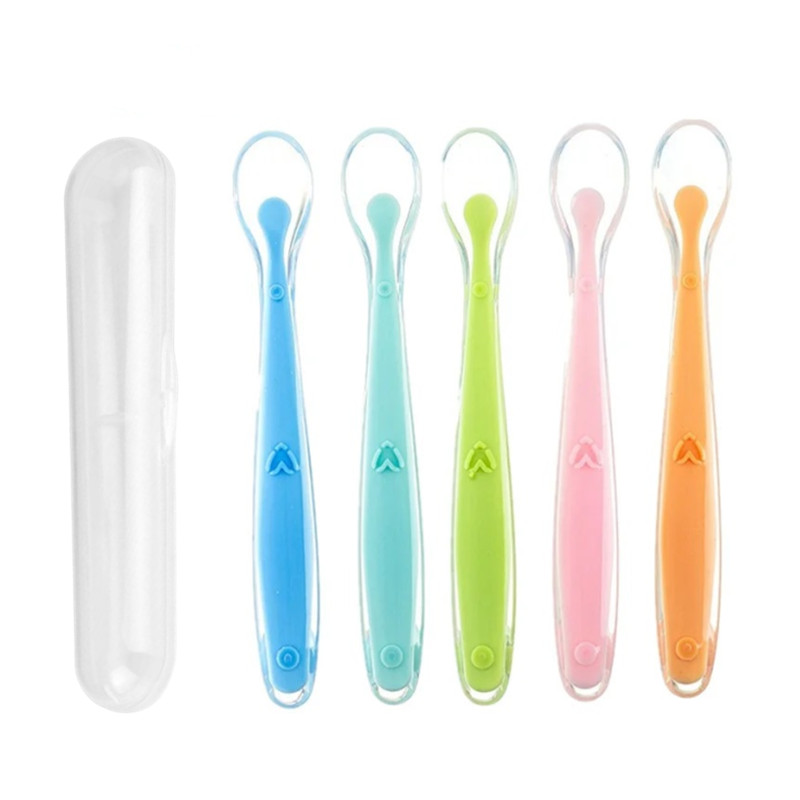 BPA Free Baby Silicone Spoons  - Baby Food Feeder 评论和价格