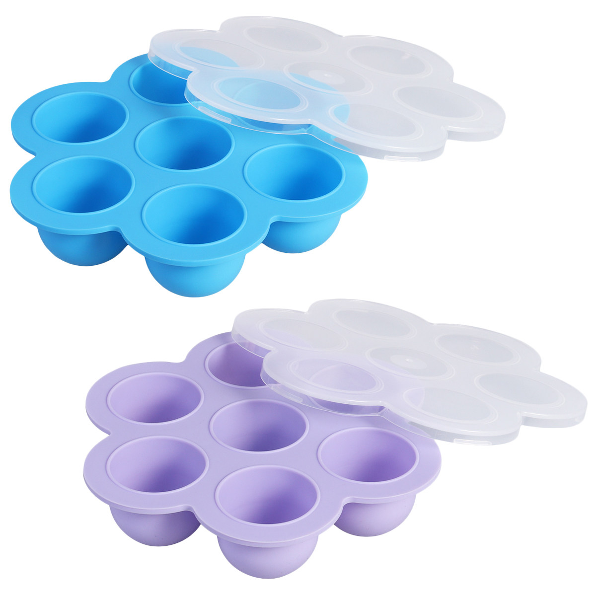 2Pcs Baby Food Storage Contain - Baby Food Freezer Tray 评论和价格